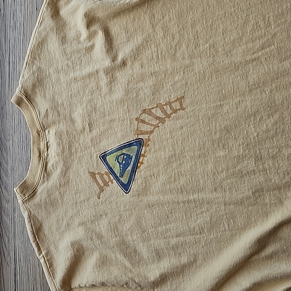 Blue Fish Clothing 2000 Vintage Yellow Train Plane TShirt Skirt Set sz 1 (10-16) - Picture 7 of 16